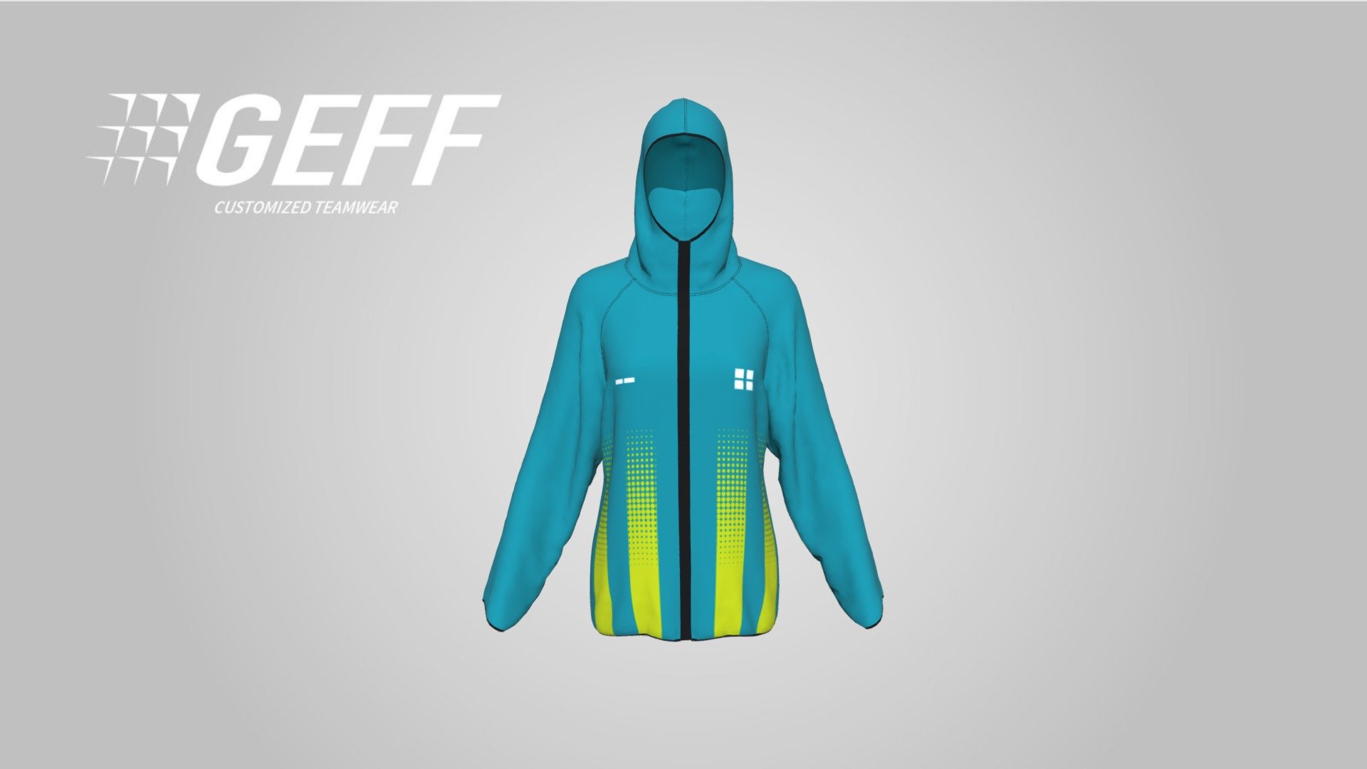 GEFF TAU COLLECTION HOODED TRACKSUIT JACKET