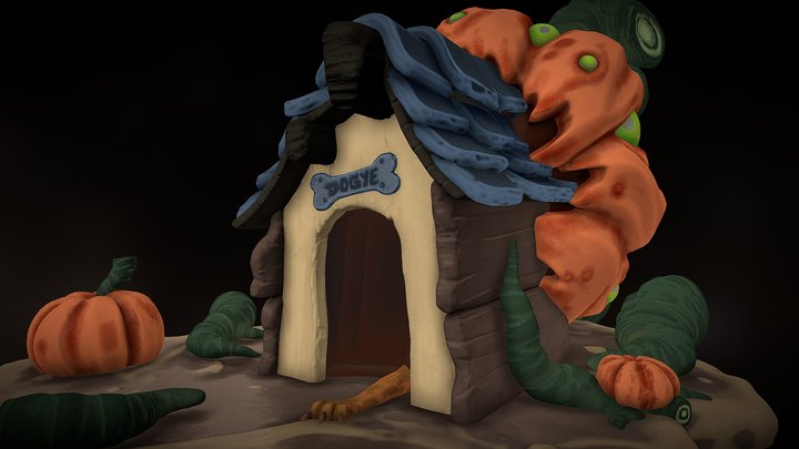 Haunted Dogye's House (#HauntedHouseChallenge) 3D Model
