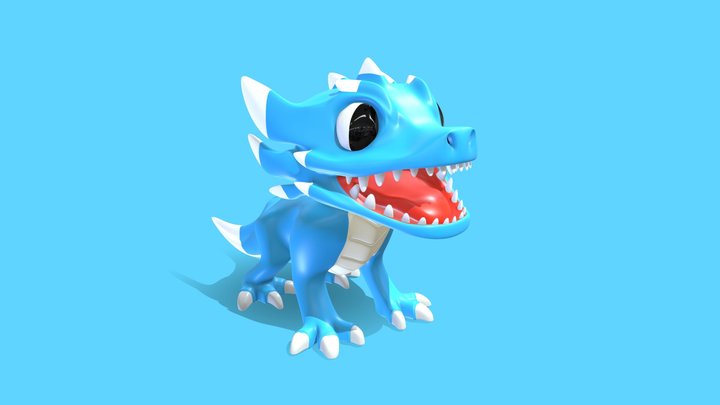 Dragon HighPoly 3D Model