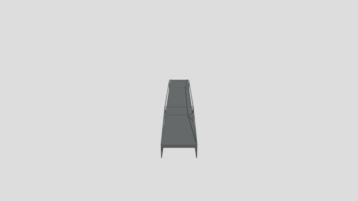 Bridge Truss Structure 3D Model