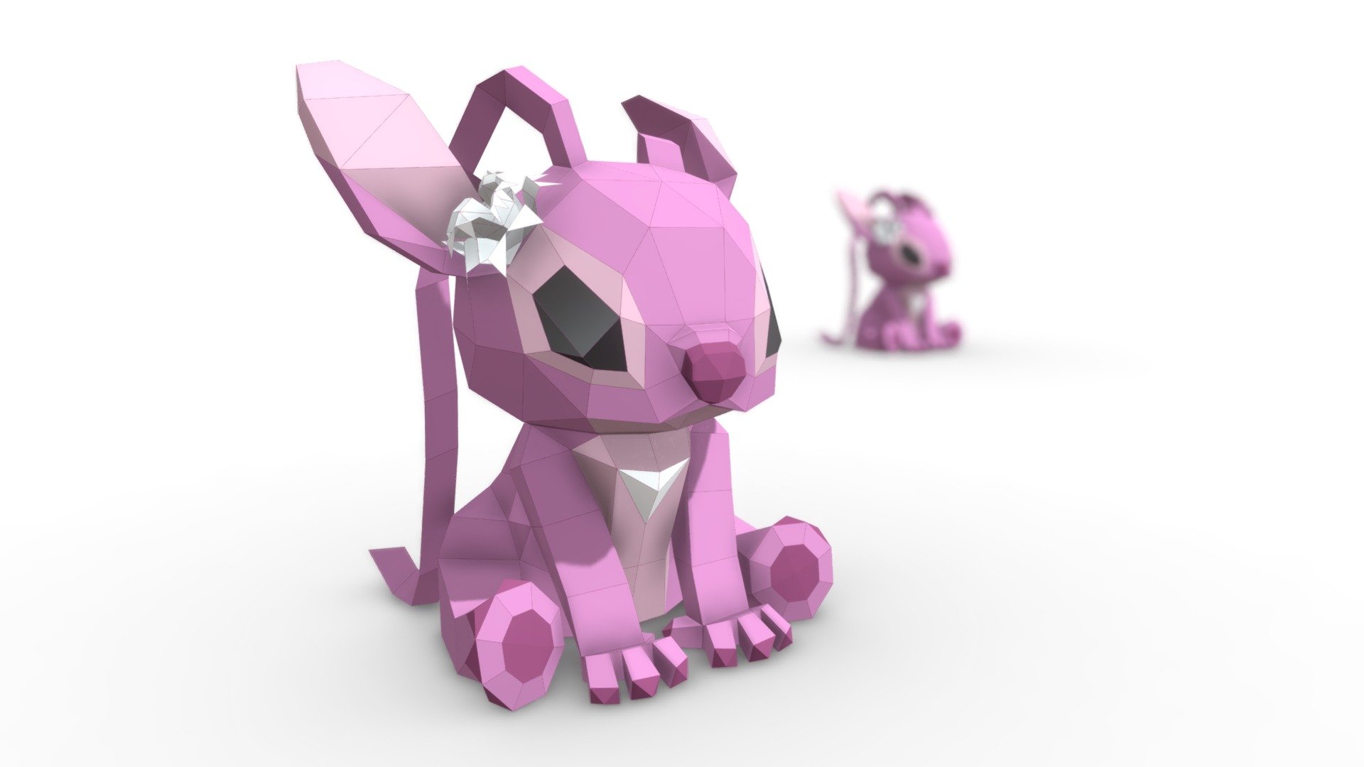 STL file Stitch and Angel love 👼・3D printer model to download・Cults