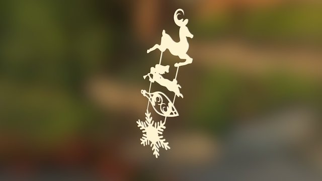 New year pattern 3D Model