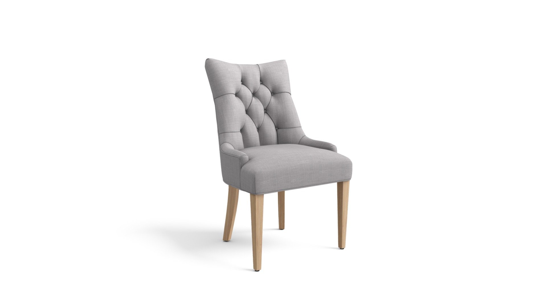 Flynn Scoop Back Chair, Graphite Grey
