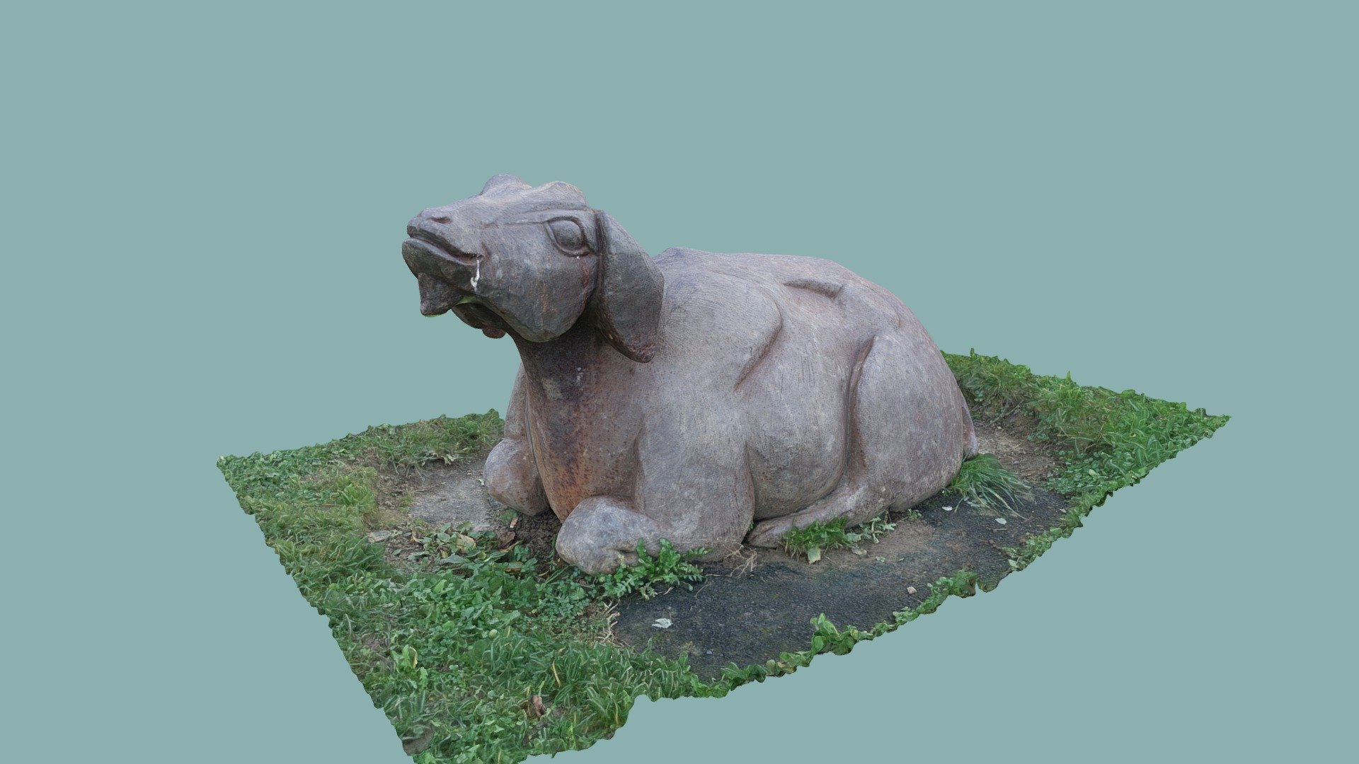 Goat sculpture