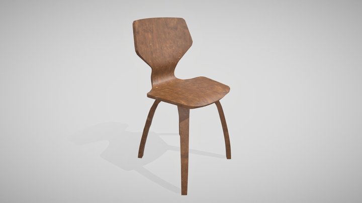 Wooden Chair – Kostenloses 3D-Modell STL