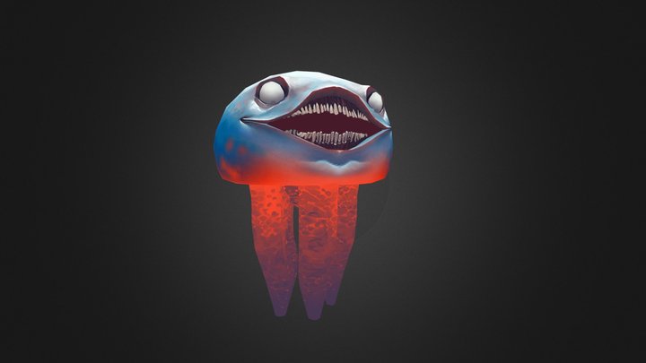 a cute lil jellyfish 3D Model