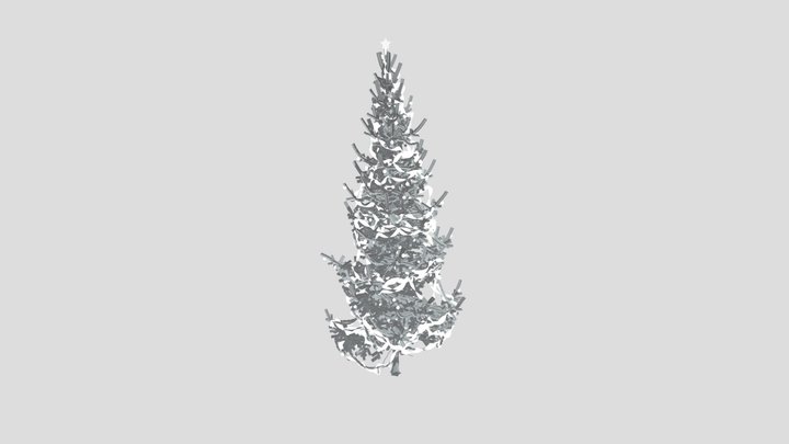 Christmas Tree Pink Med – Kostenloses 3D-Modell STL