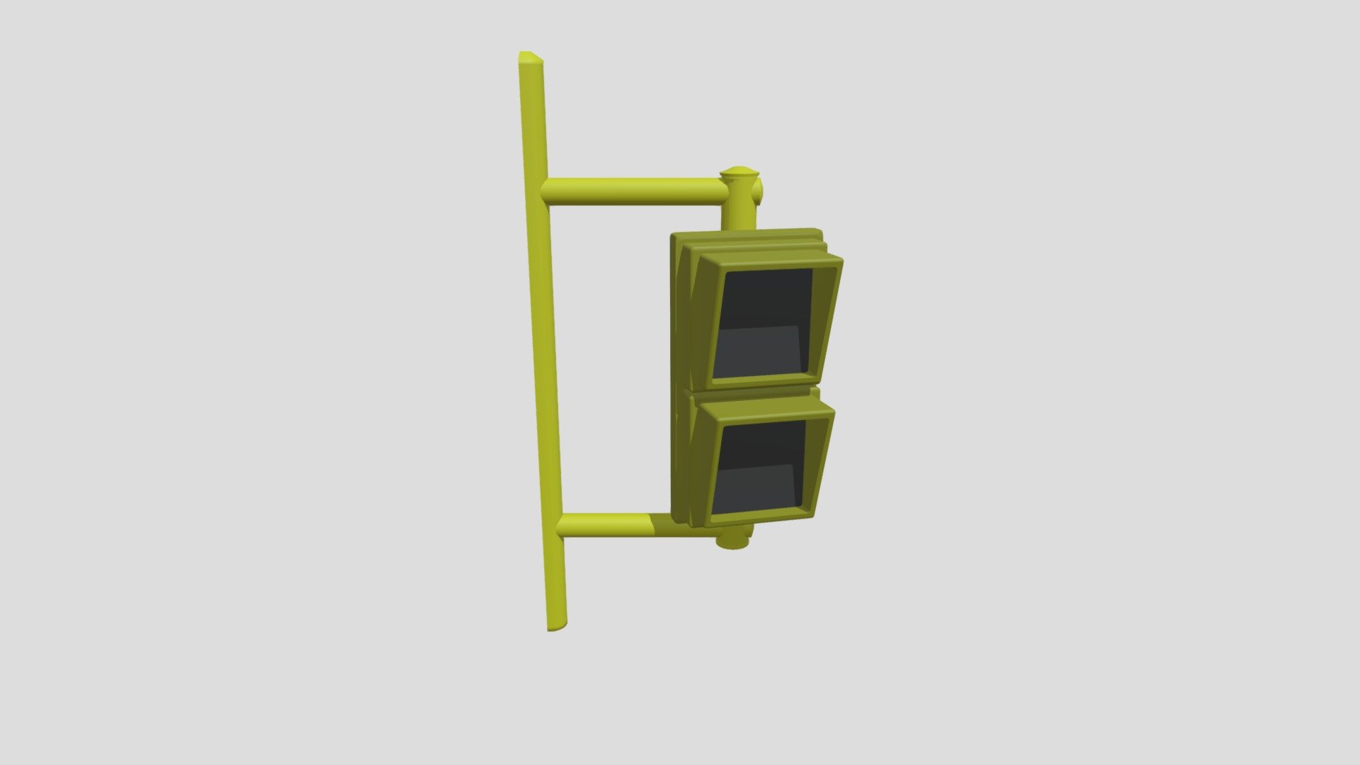 Crosswalk Signal — Sketchfab embed 3D viewer