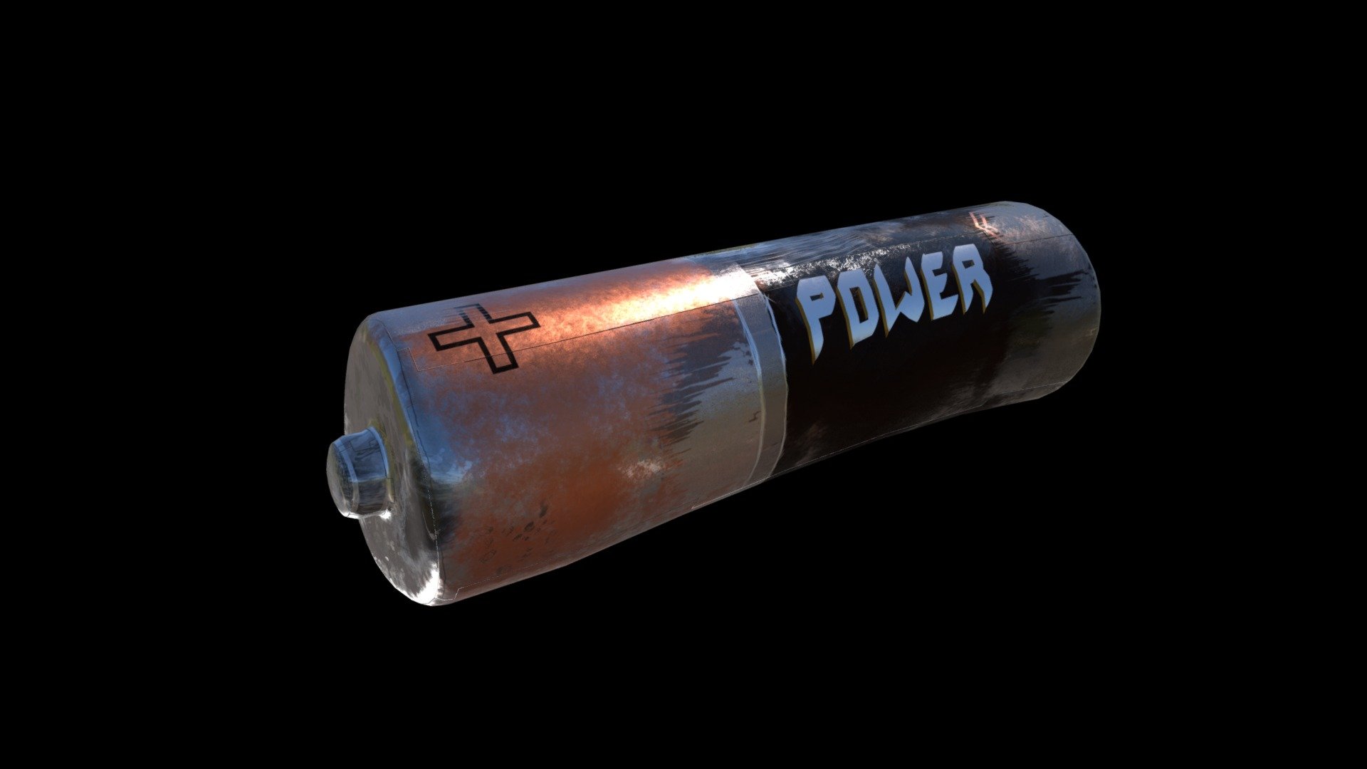 Battery 3D Model 4K Textured