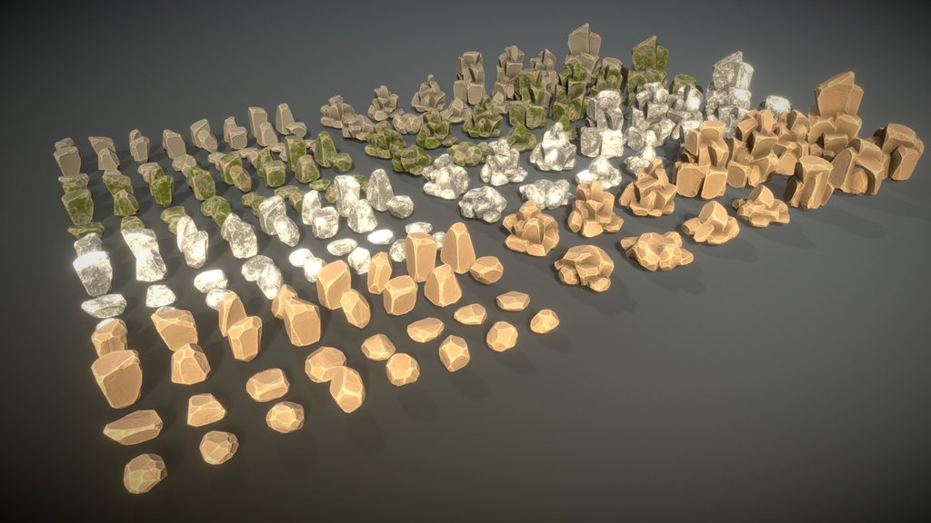 Stylised Rocks Asset Pack