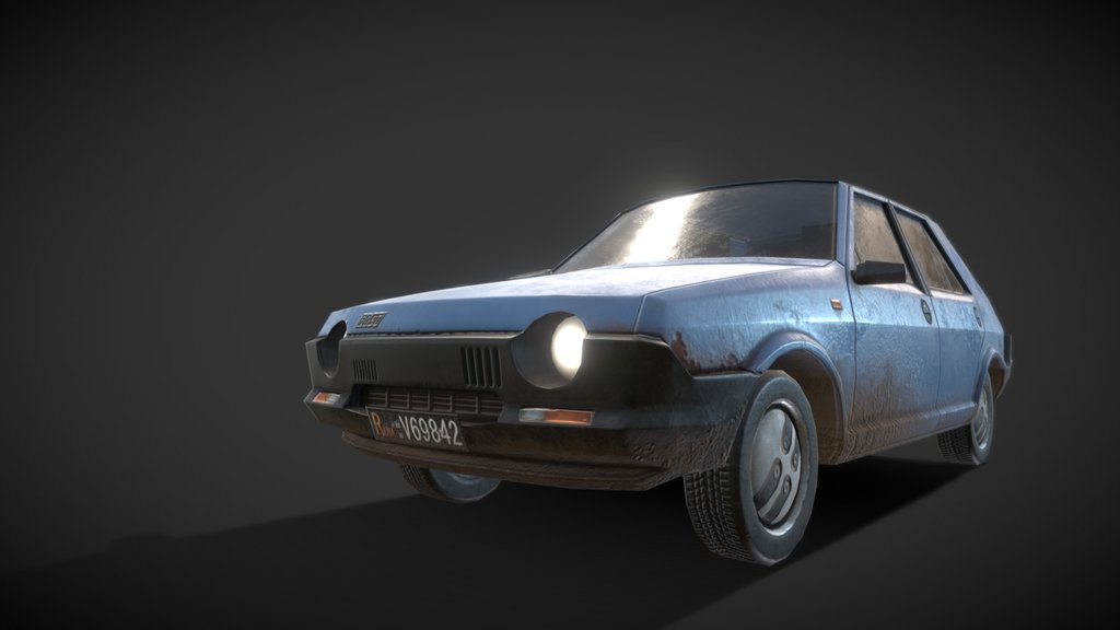 Fiat Strada - #LowPolyCarChallenge