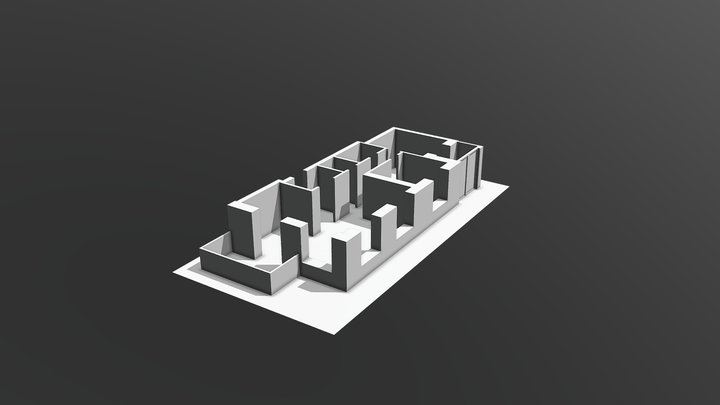 flat2 3D Model