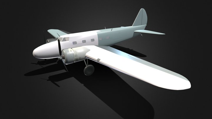 Boeing 247 D – Modello 3D gratuito STL