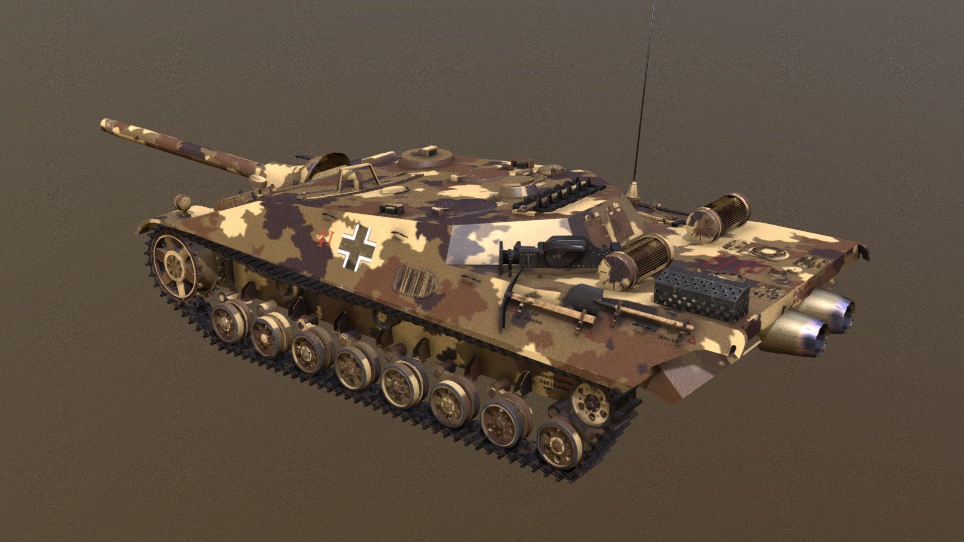 Schnell Jagdpanzer Aureole -Herbst without Armor - Buy Royalty Free 3D ...