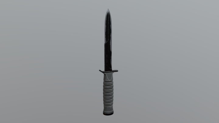 M3 Knife 3D Model