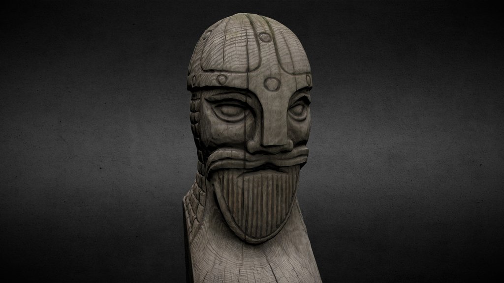 Wooden carving - Viking