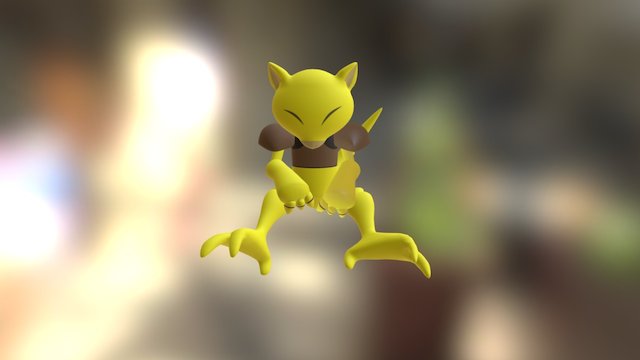 Abra - Pokémon 3D Model