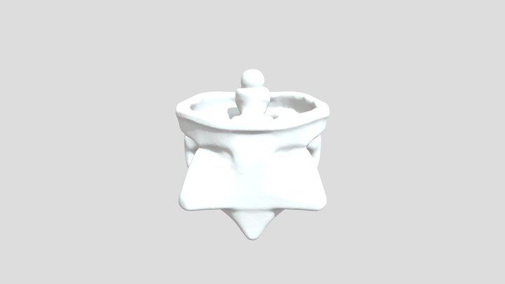 Yellow Spinner Wheel 3D Model