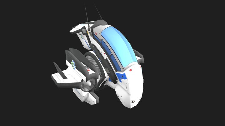 FLC 04 Airship 3D Model