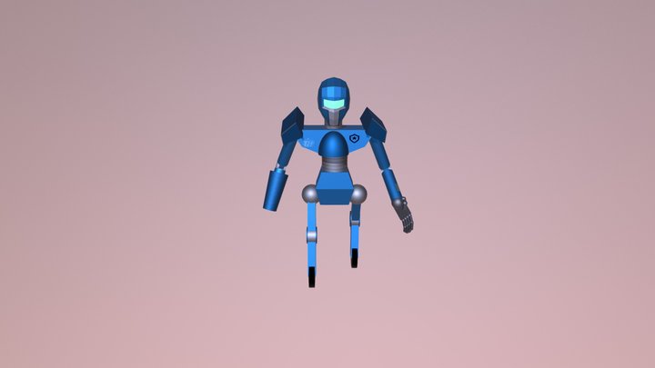 Robot Cop 3D Model