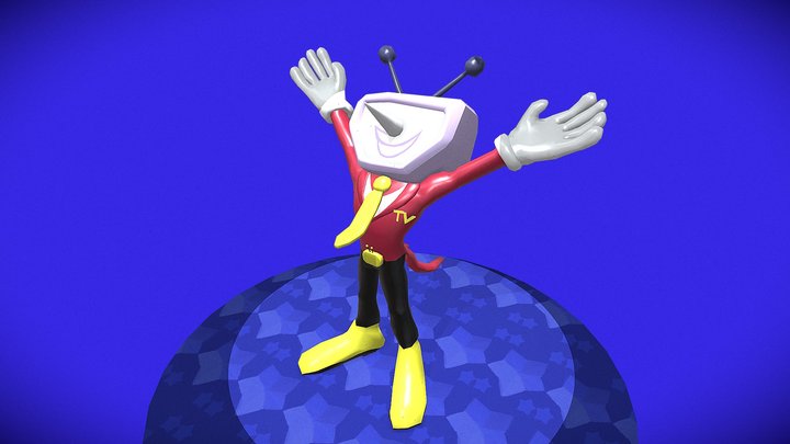 Mr. Tenna 3D Model