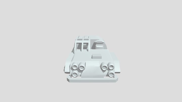 Typhoon's Land Speeder 3D Model