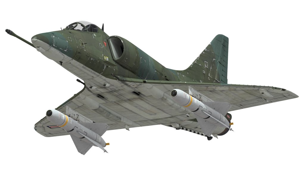 A-4E Skyhawk with AGM-62A Walleye I