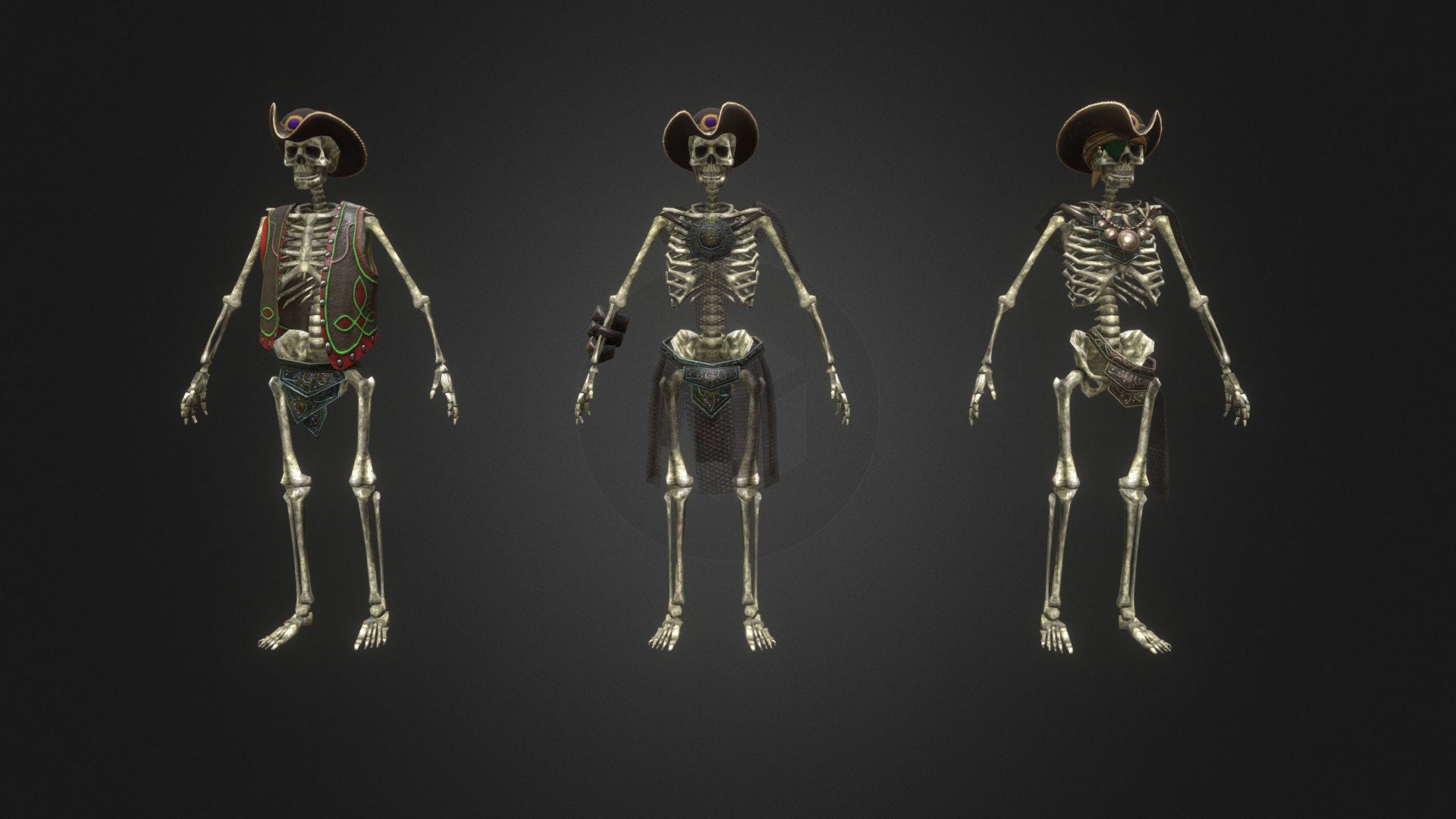 Ranged Plunderer Skeletons - 3D model by Portalarium [d186622] - Sketchfab