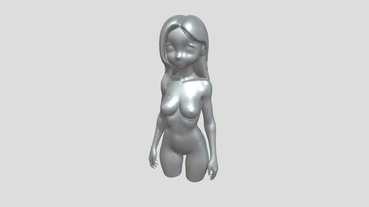 animated female character 3D Model