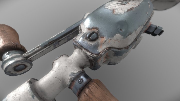 Hand_drill 3D Model