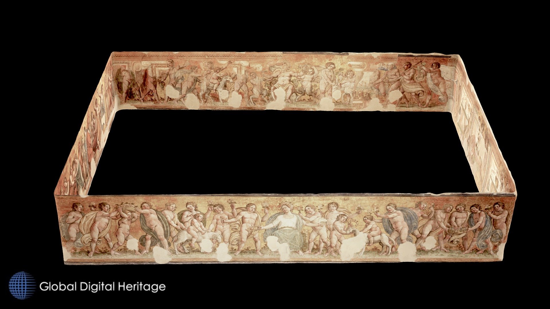 Frescos. Santa Fiora, Tuscany — Sketchfab embed 3D viewer