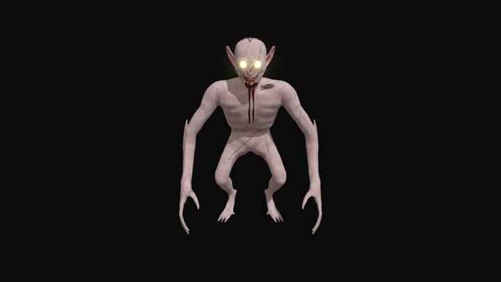 Monstrofied Vampire 3D Model