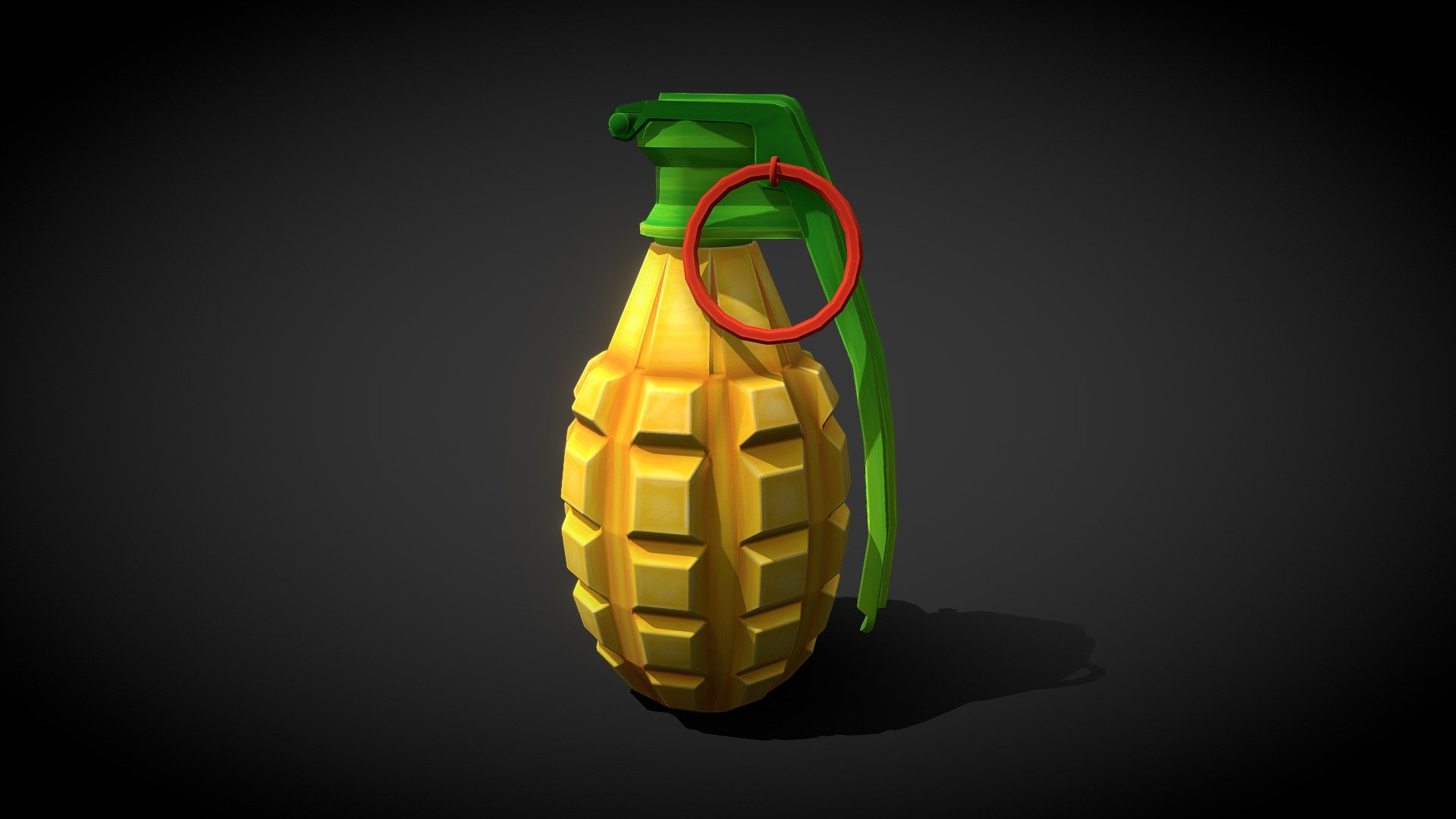 Pineapple Grenade Mk2 3d Model By Pat Sipes Pasipes D18a229 Sketchfab 6243