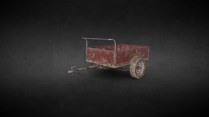 Car Trailer "the Chariot" 3D Model