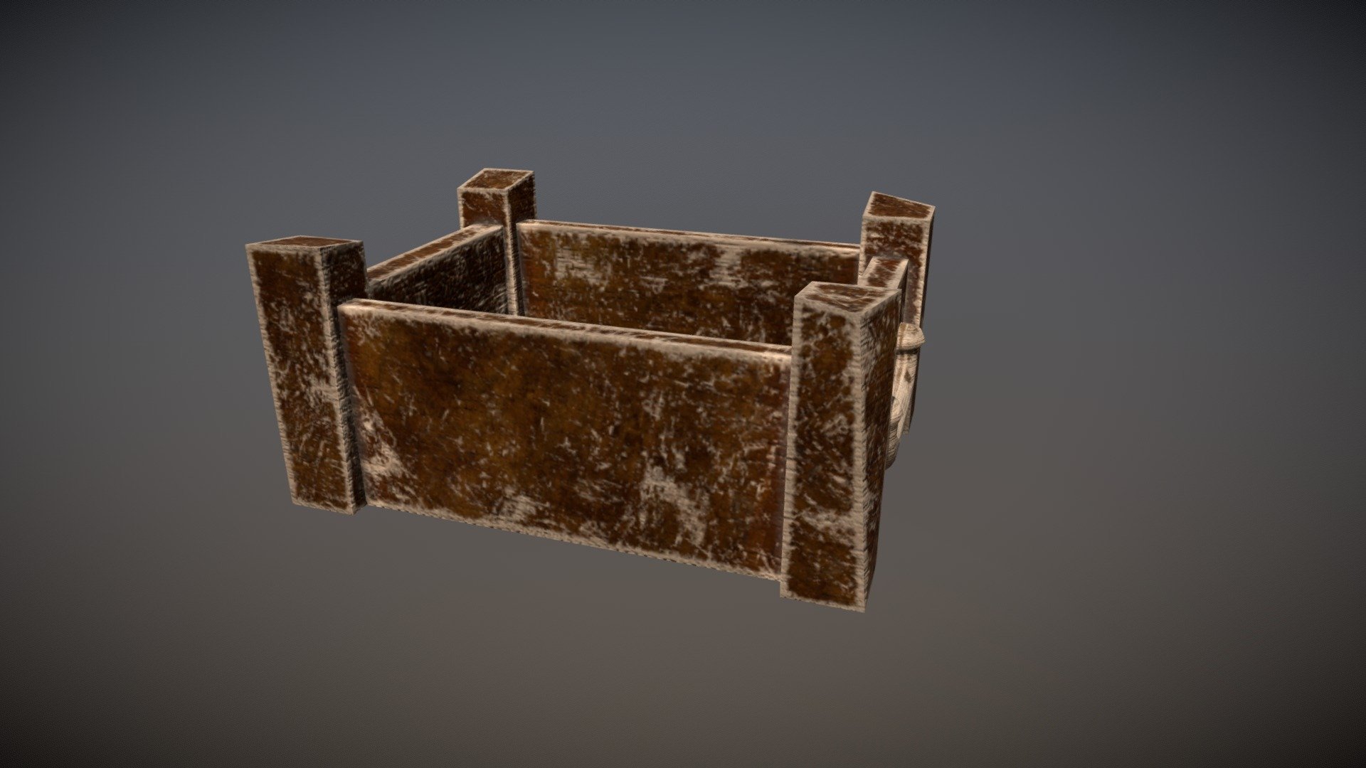 Wood Fruit Crate.