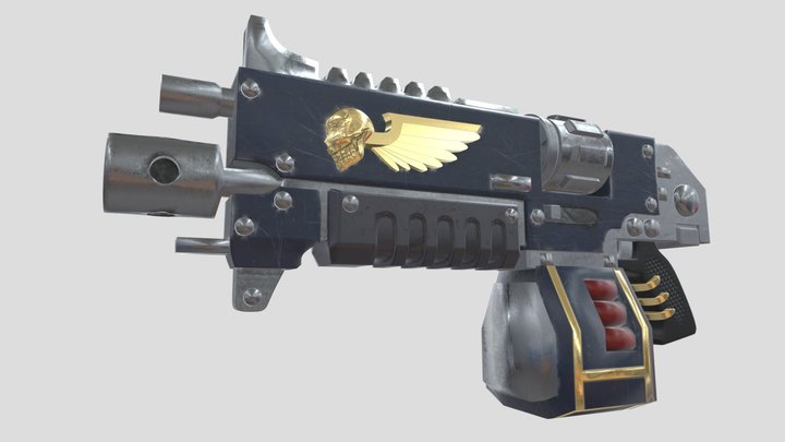 Boltgun Warhammer 40K 3D Model