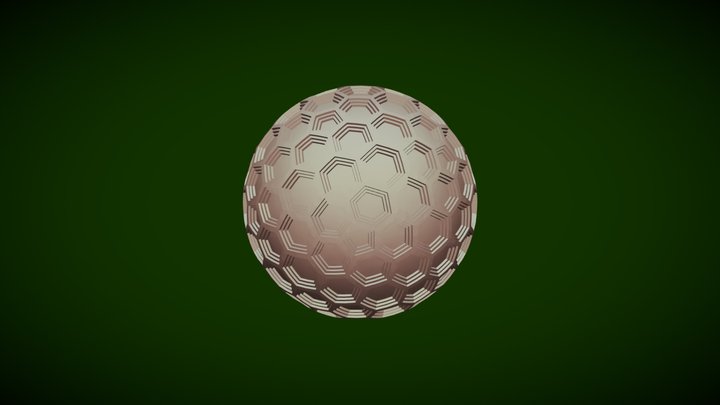 Advance Honeycomb Pattern On Sphere RSG 3D Model