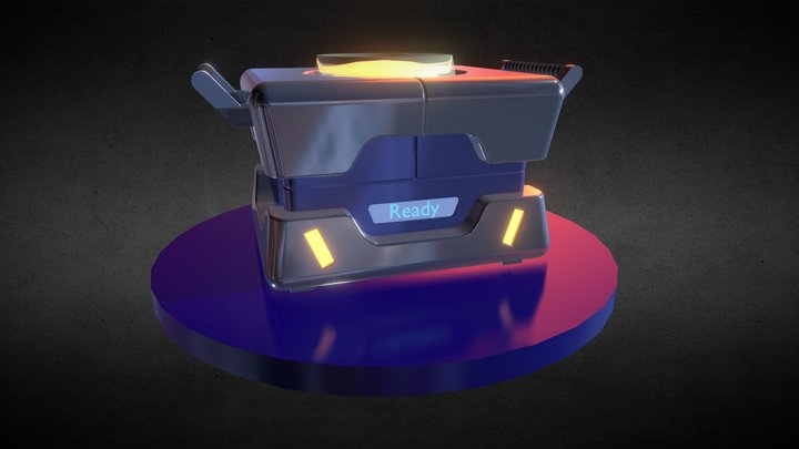 Cyber_LootBox 3D Model