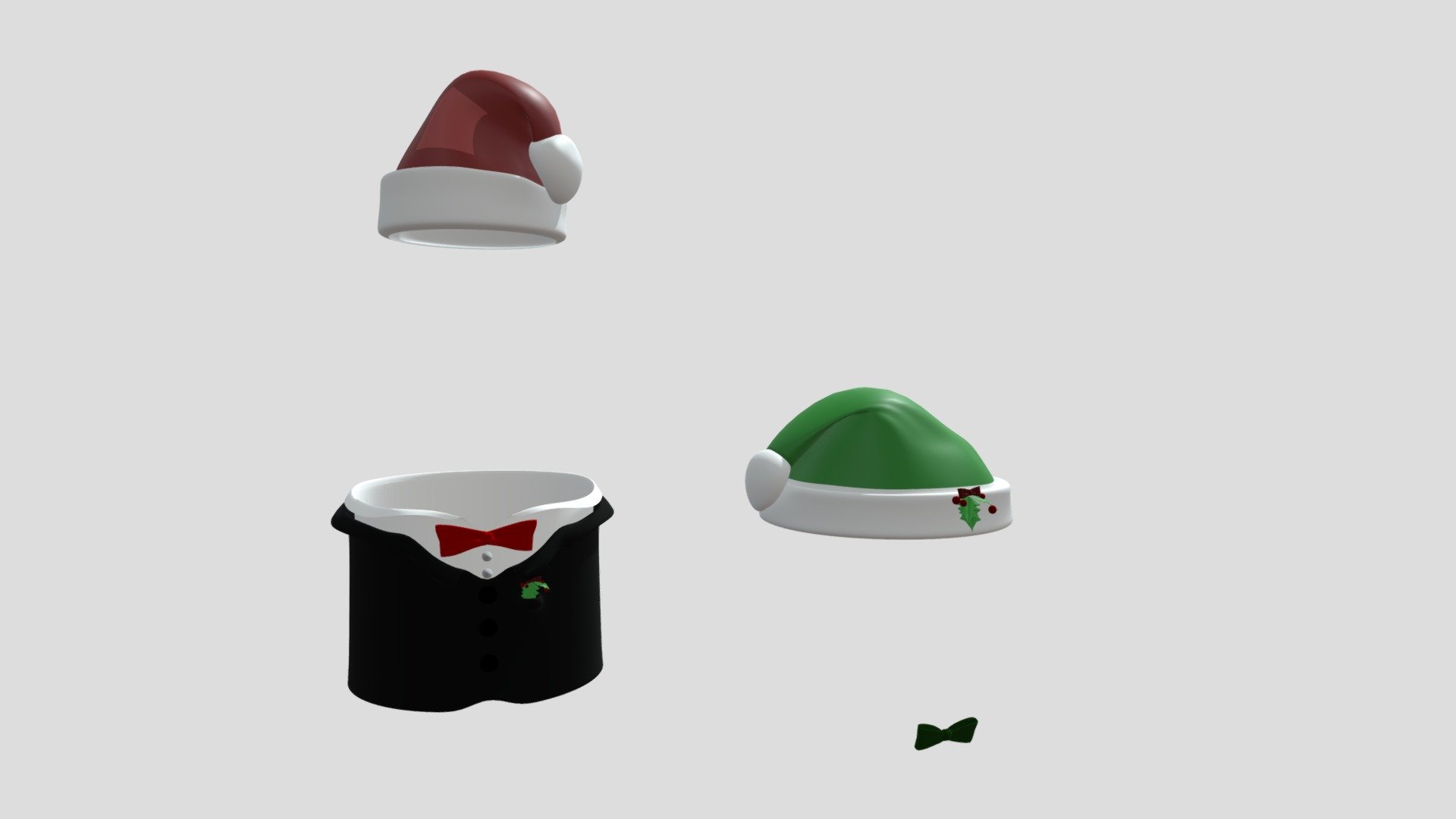 Bob and Larry's Christmas Spectacular Outfits — Sketchfab embed 3D viewer