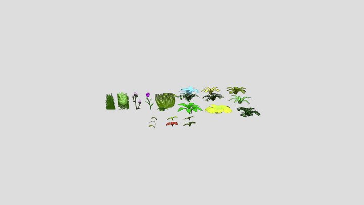 foliage 1 3D Model