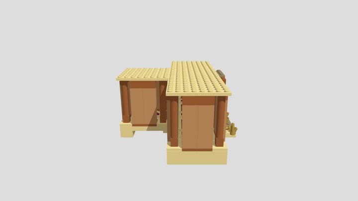 LEGO Temple 3D Model