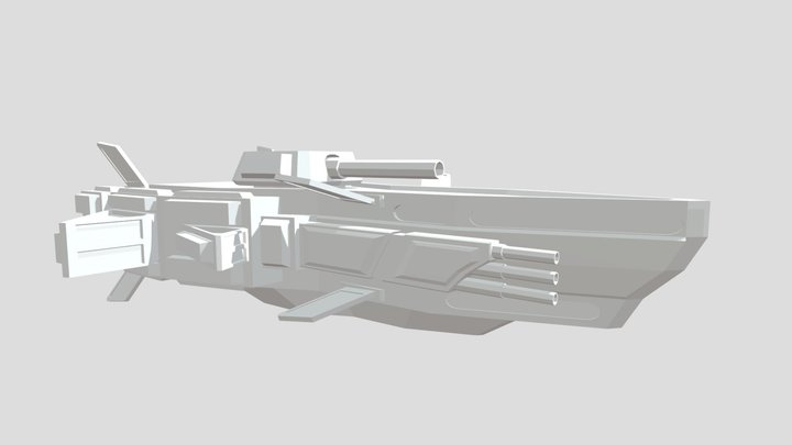 Spaceship 3D Model