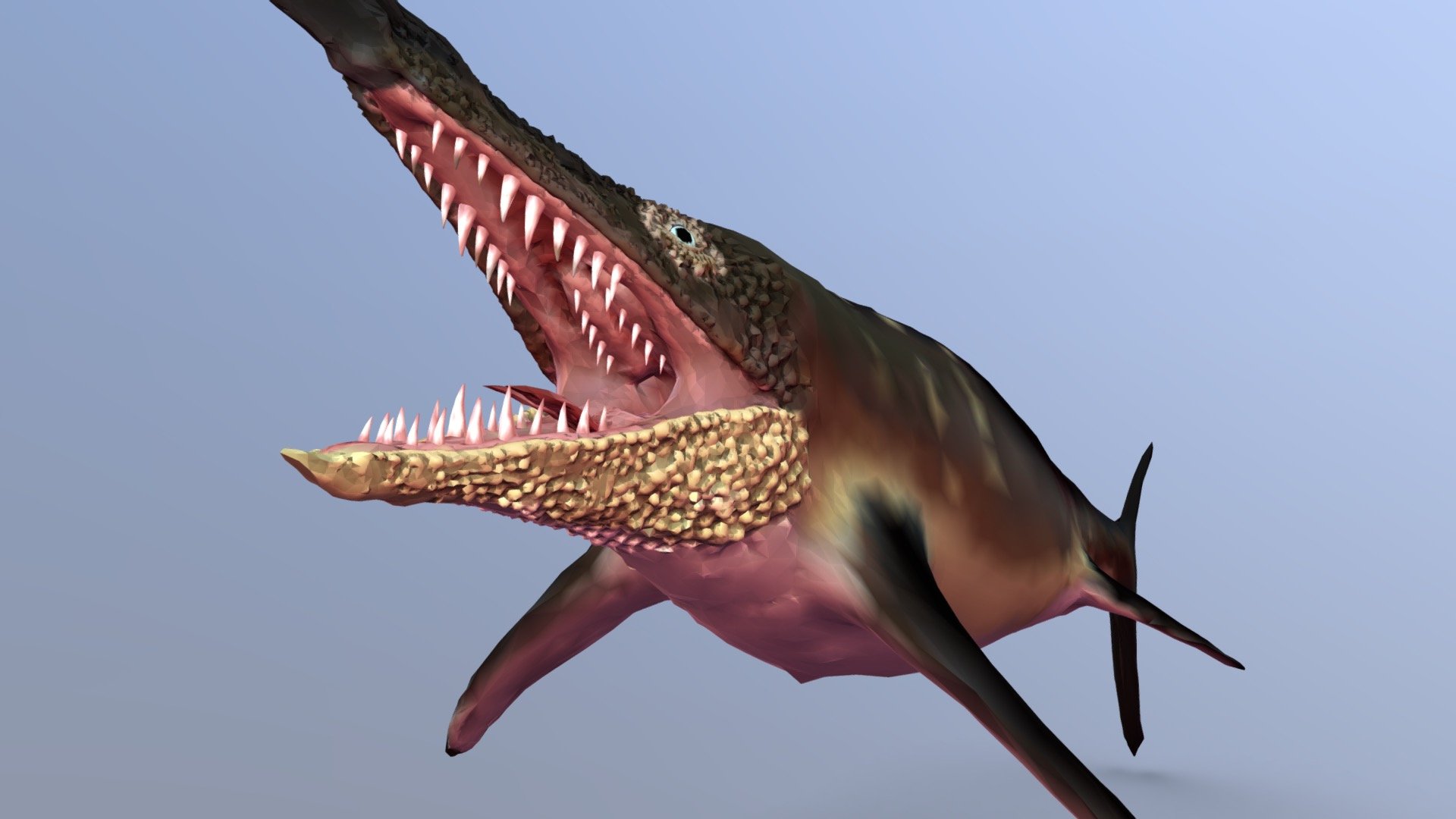 Mosasauridae - Download Free 3D model by Urbilateria (@atgc82465713 ...