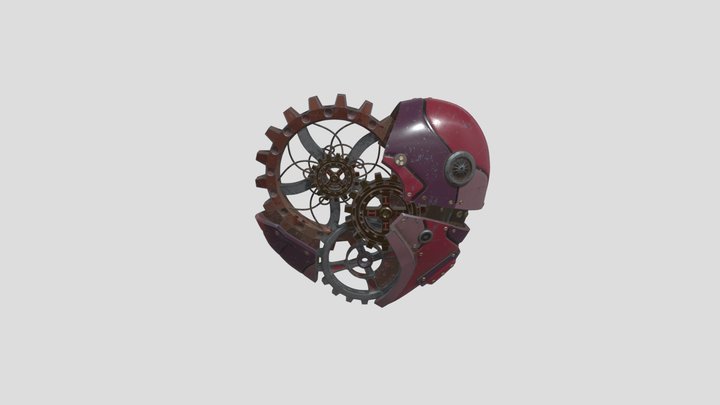 Corazón Mecánico 3D Model