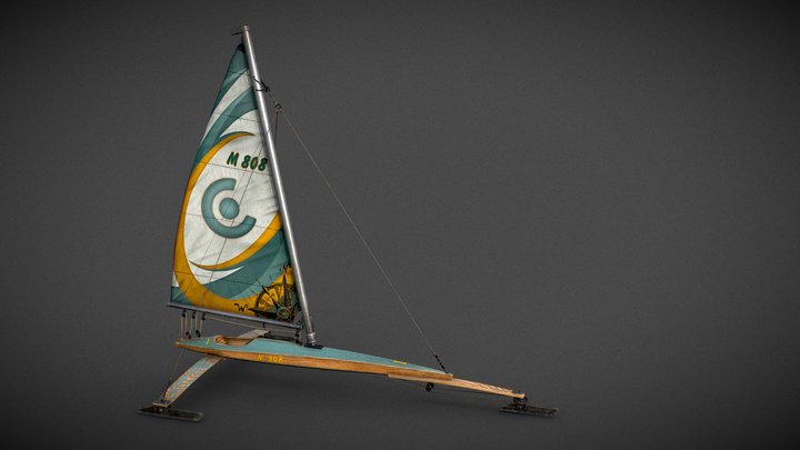 IceBoat 3D Model