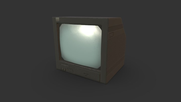 TV texture 3D Model