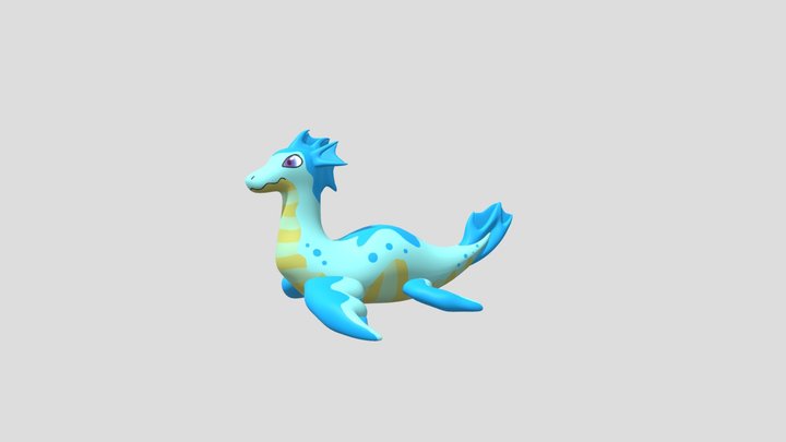 PuffyPaws Sea Dragon 3D Model