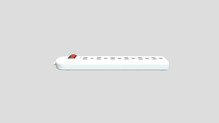 Power Strip (Type B) (cordless) 3D Model