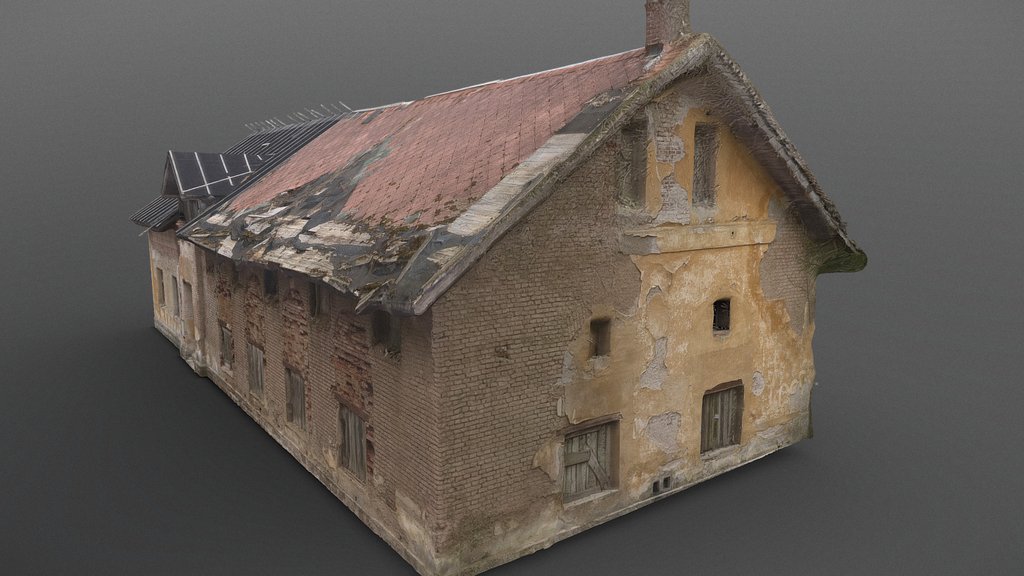 Forest house ruin