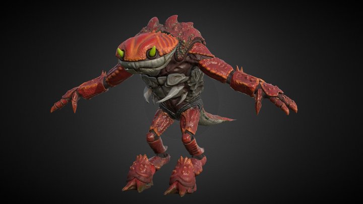 Crab Monster 3D Model